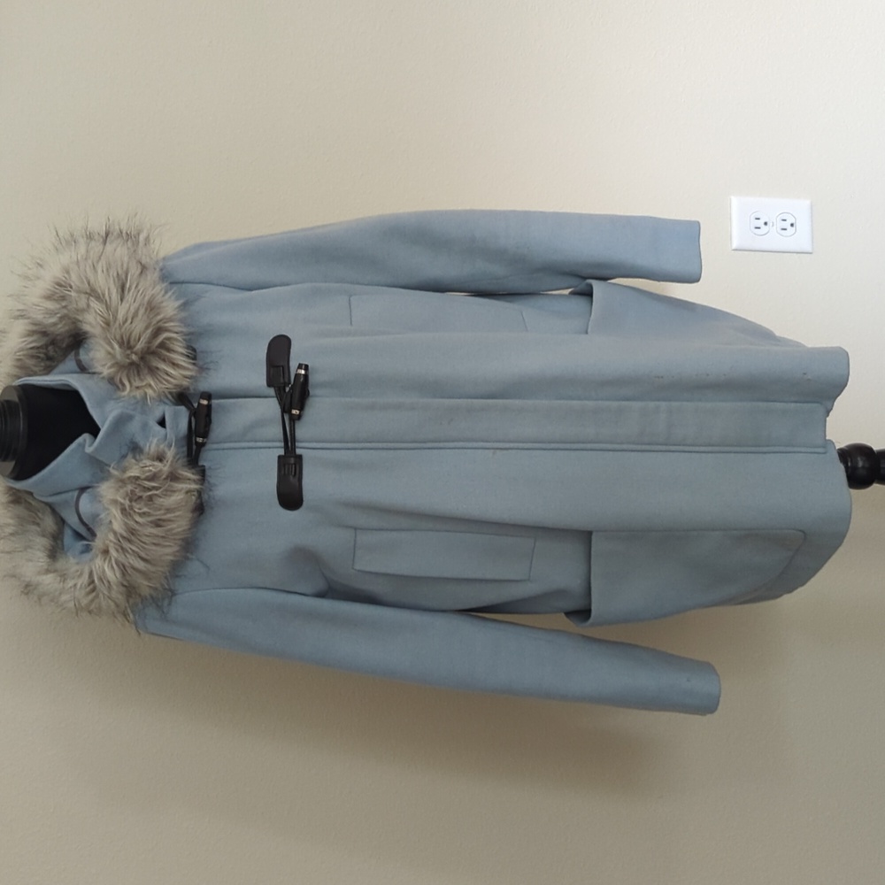 Women's Blue Duffle Coat